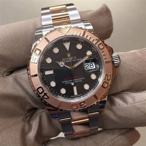 rolex yachtmaster steel and rose gold|rose gold rolex yacht master.